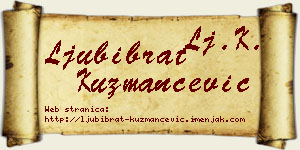 Ljubibrat Kuzmančević vizit kartica